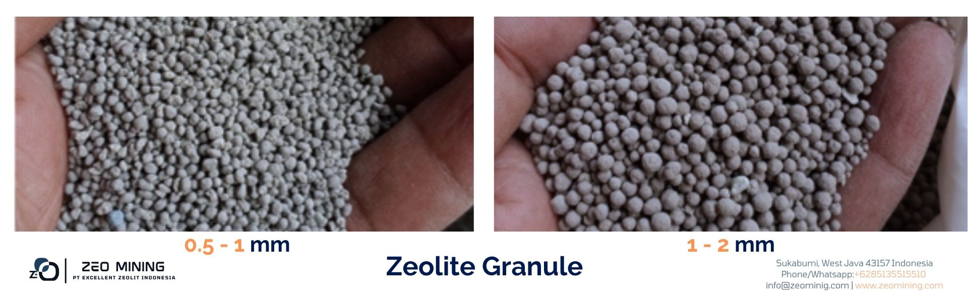 Natural Zeolite Granule | PT Excellent Zeolite Indonesia