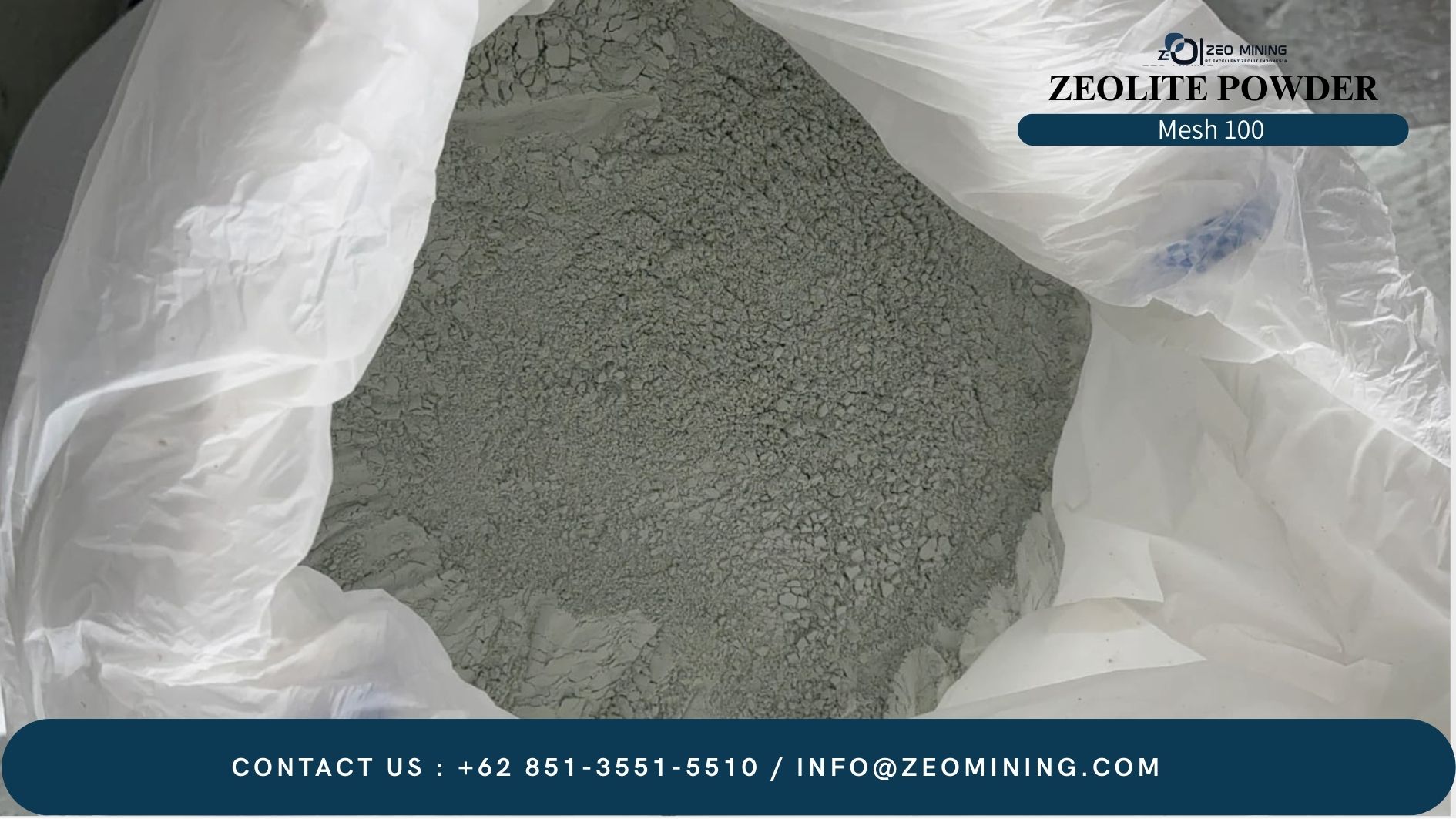 Bulk Natural Zeolite Powder Supplier Indonesia