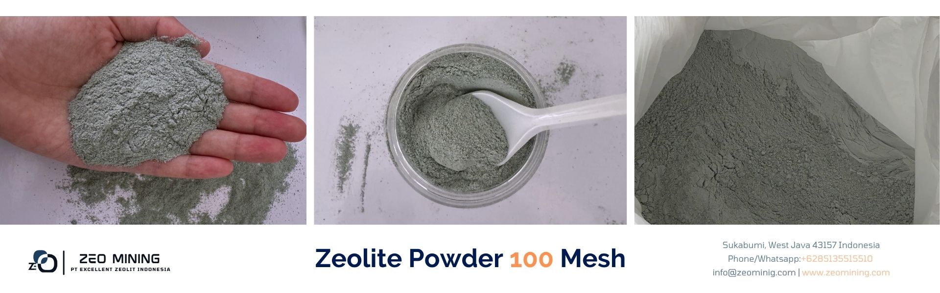 Natural Zeolite Powder 100 Mesh