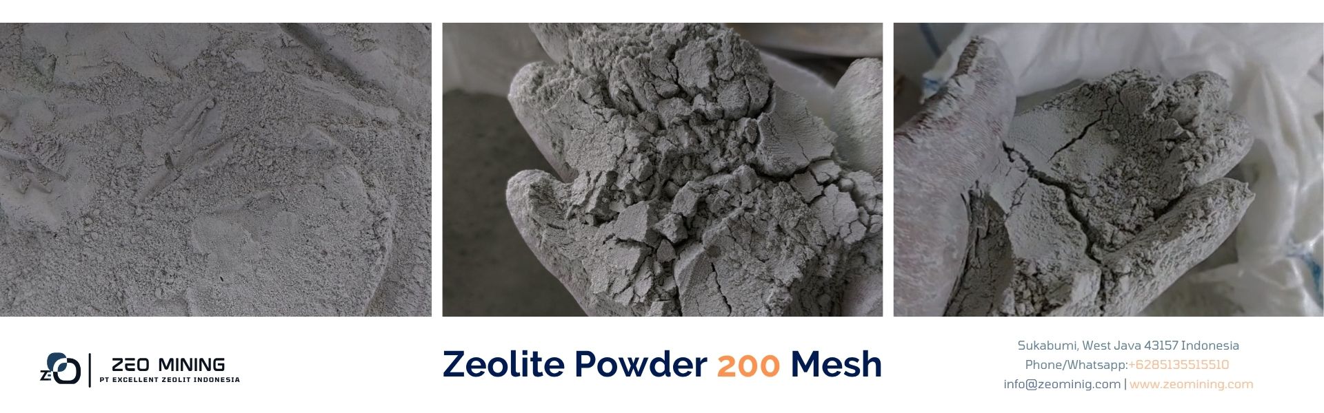 Natural Zeolite Powder 200 Mesh