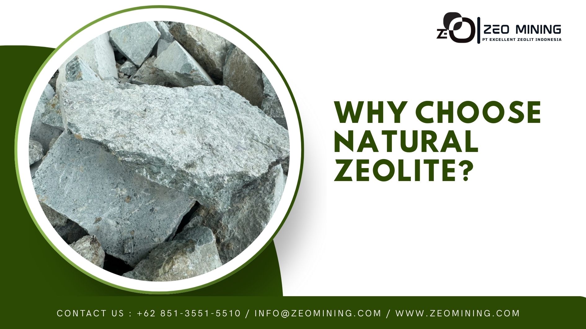 Natural zeolite mineral with porous structure for agriculture and environmental use