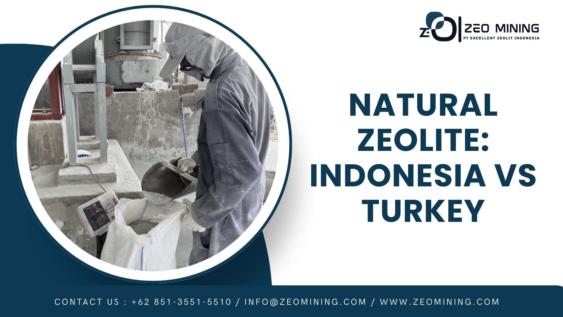 Indonesian zeolite vs Turkish zeolite