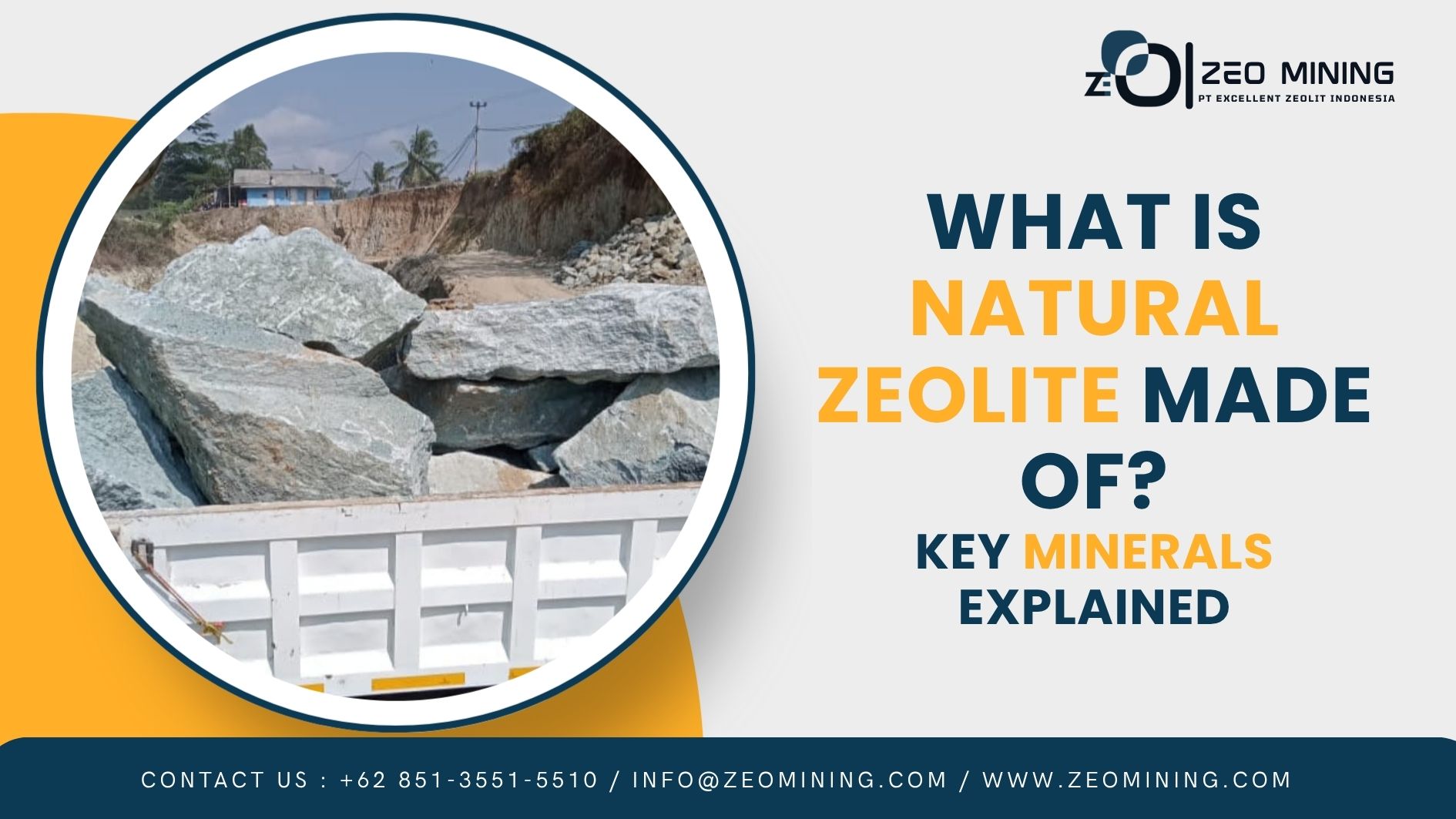 comparing high-grade, medium-grade, and low-grade natural zeolite with country examples.